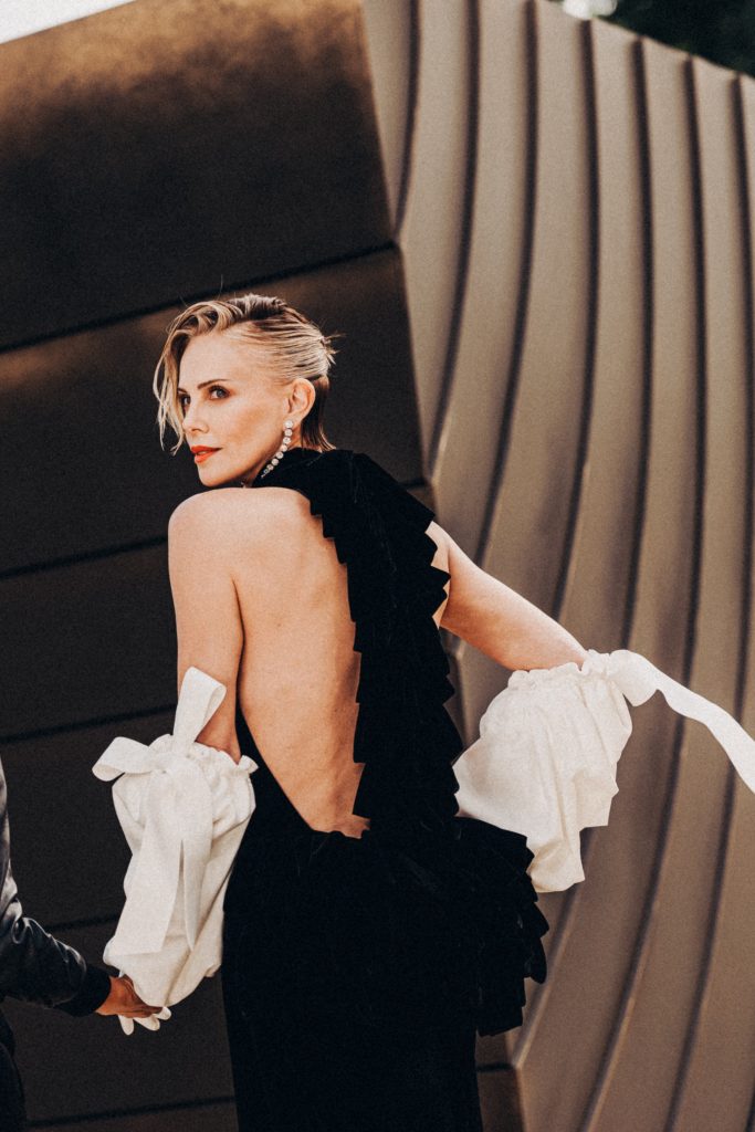 Charlize Theron wearing Givenchy
